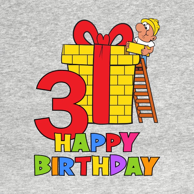 3rd Birthday Party 3 Year Old Three Years by KidsBirthdayPartyShirts